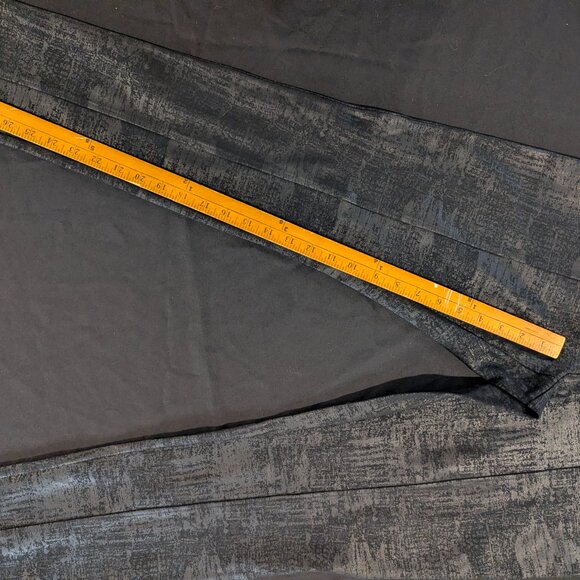 Calvin Klein Metallic Textured Pants Legging - Size M - Picture 2 of 10